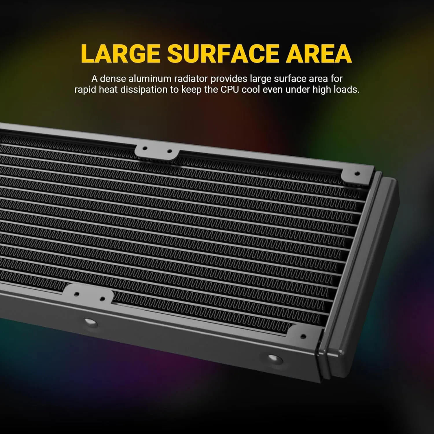 Ant Esports CPU Cooler Liquid ICE 360 ARGB Black view 2